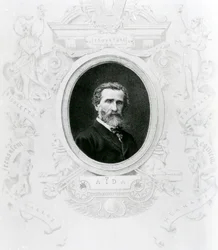 Music Cover Sheet for Aida by Giuseppe Verdi